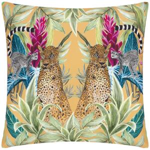 Kali Leopards Exotic 43cm x 43cm Outdoor Filled Cushion Multi