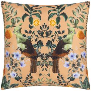 Kali Mirrored Birds Exotic Outdoor 43cm x 43cm Filled Cushion Multi