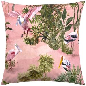 Platalea Botanical Outdoor 43cm x 43cm Filled Cushion Blush