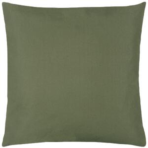 Plain Outdoor 55cm x 55cm Filled Cushion Olive