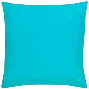 Plain Outdoor 55cm x 55cm Filled Cushion Aqua
