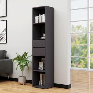 Book Cabinet Grey 36x30x171 cm Engineered Wood