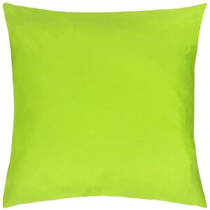 Plain Outdoor 55cm x 55cm Filled Cushion Lime