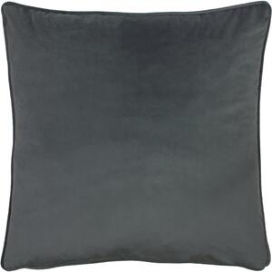 Opulence Soft Velvet 55cm x 55cm Filled Cushion Granite