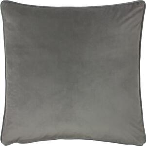 Opulence Soft Velvet 55cm x 55cm Filled Cushion Steel