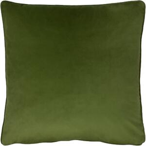 Opulence Soft Velvet 55cm x 55cm Filled Cushion Olive