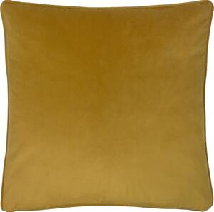 Opulence Soft Velvet 55cm x 55cm Filled Cushion Saffron