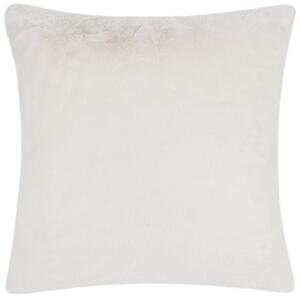 Stanza Faux Fur 55cm x 55cm Filled Cushion White