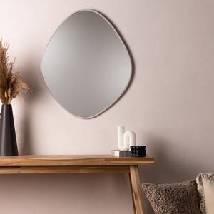 Orangic Shaped Wall Mirror 50cm x 60cm Mirror Grey