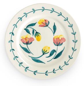 Mateus Flowers tulips dinner plate Ø28 cm White