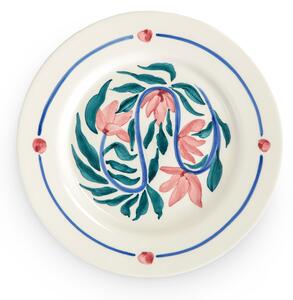 Mateus Flowers Water Lilies dinner plate Ø28 cm White