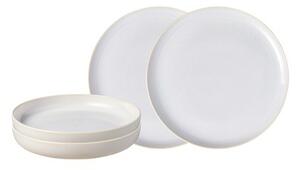 Villeroy & Boch Crafted cotton dinner set 4 pieces White