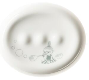 Arabia Moomin soap dish Bath time green-white