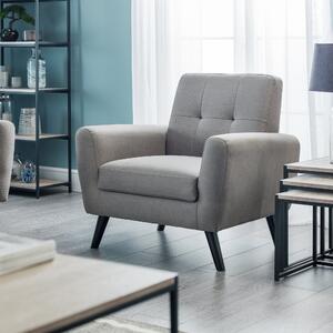 Monza Linen Small Chair Grey