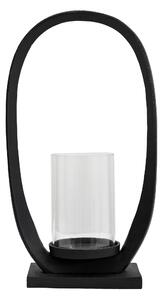 Saline Lantern Black 42.5cm Black