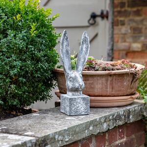 Allesley Large Hare Distressed White 36cm White
