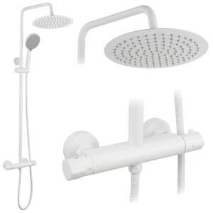 Shower set without spout with thermostat Rea Lungo White
