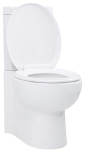 WC Ceramic Toilet Bathroom Corner Toilet White