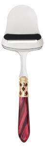 ALADDIN GOLD-PLATED RING CHEESE SHOVEL - Burgundy Red