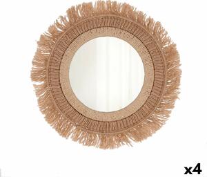 Wall mirror Vinthera Moa Jute Natural (4 Units)