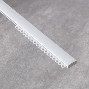 Complete aluminium ceiling rail Premium single 150cm white
