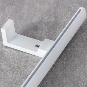 Metal wall bracket for ceiling rail Premium white - set