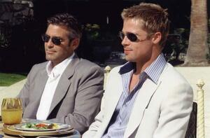 Photography George Clooney And Brad Pitt