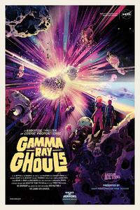 Art Poster Gamma Ray Ghouls (Retro Movie) - Space Series (NASA), (26.7 x 40 cm)