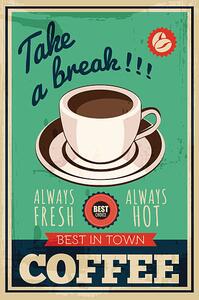 Art Poster vector coffee poster, Marvid, (26.7 x 40 cm)