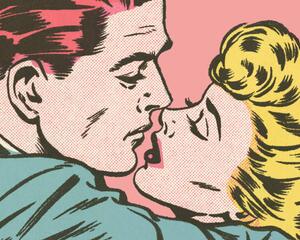 Art Photography Couple Kissing, CSA-Printstock, (40 x 30 cm)