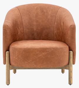 Relaxer Armchair in Vintage Brown Leather