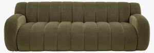 Rocco 3 Seater Sofa in Moss