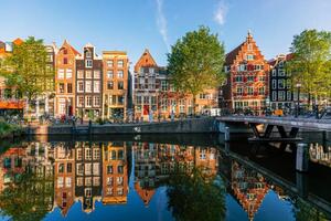 Art Photography Old historic Dutch houses reflecting in, Alexander Spatari, (40 x 26.7 cm)