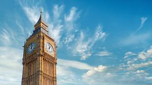 Art Photography Big Ben Clock Tower in London,, anyaivanova, (40 x 22.5 cm)