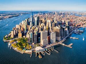 Art Photography aerial view of Lower Manhattan. New York, Eloi_Omella, (40 x 30 cm)