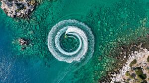 Art Photography Zoom out amazing aerial view of, Guven Ozdemir, (40 x 22.5 cm)