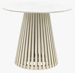 Linear Marble Round Dining Table