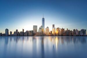 Art Photography New York skyline, Stanley Chen Xi, landscape and architecture photographer, (40 x 26.7 cm)