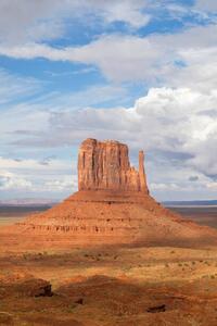 Art Photography Monument Valley desert landscape with stormy sky, Gary Yeowell, (26.7 x 40 cm)