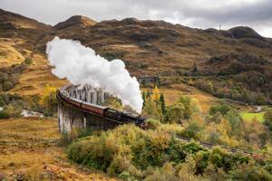 Art Photography The Jacobite Steam train Crossing the, Paul C Stokes, (40 x 26.7 cm)