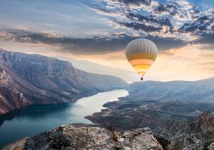 Art Photography Hot air balloons flying over the, guvendemir, (40 x 26.7 cm)