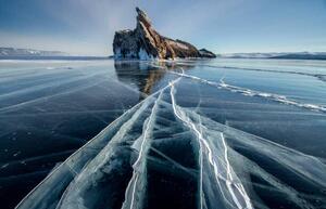 Art Photography Lake Baikal is a frosty winter, Evgeniy Ivanov, (40 x 26.7 cm)