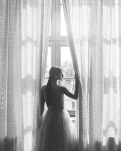 Art Photography Gorgeous bride, CoffeeAndMilk, (30 x 40 cm)