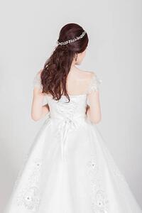 Art Photography wedding dress for bride, pramecomix, (26.7 x 40 cm)