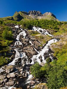 Photography Lofoten mountains landscape, merial, (30 x 40 cm)