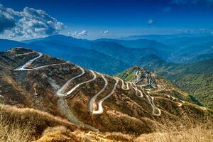 Art Photography Curvy roads , Silk trading route, RNMitra, (40 x 26.7 cm)