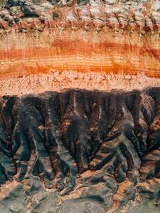 Art Photography Drone Point View of Mountains and Danxia Landform, AerialPerspective Images, (30 x 40 cm)
