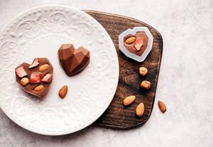 Art Photography Home made milk chocolate for valentine's, Evgeniia Siiankovskaia, (40 x 26.7 cm)
