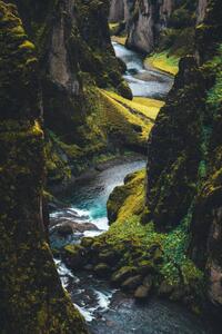 Photography Fjadrargljufur Canyon In Iceland, borchee, (26.7 x 40 cm)