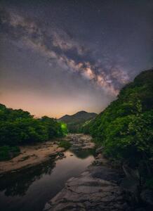 Art Photography Mt. Songnisan, Hwayanggugok, Milky Way, TigerSeo / Imazins, (30 x 40 cm)